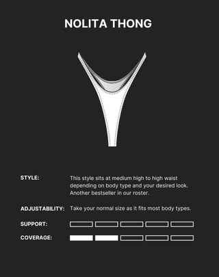 MINIMALE ANIMALE - NOLITA THONG - Sea Salt