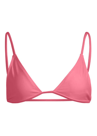 LUCID BIJOU BIKINI TOP - Coral Shock