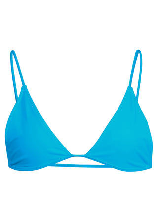 MINIMALE ANIMALE - LUCID BIKINI TOP - Capri Blue