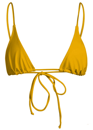 SACRED TIE BACK TASSEL BIKINI TOP - Amber Haze