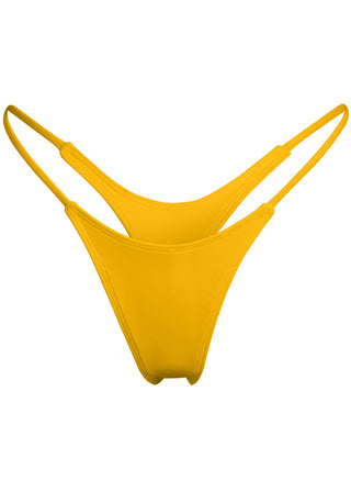 WALL STREET THONG Bikini Bottom - Amber Haze