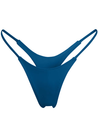 WALL STREET THONG Bikini Bottom - Rogue Teal